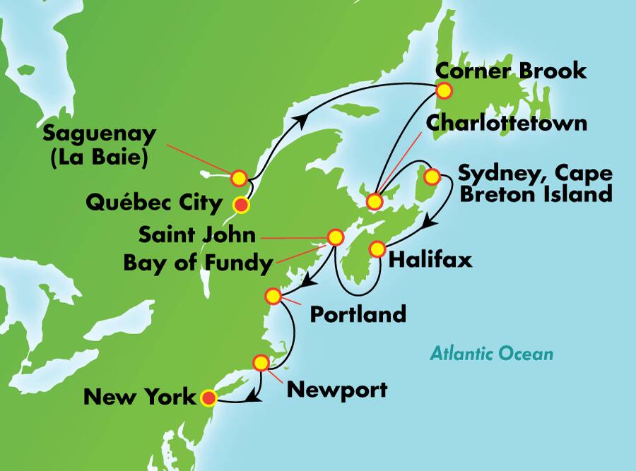Canadá y Nueva Inglaterra desde Quebec, 13 días Canadá y Nueva Inglaterra desde Quebec, 13 días